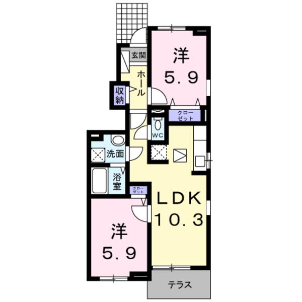 甲府市堀之内町のアパート