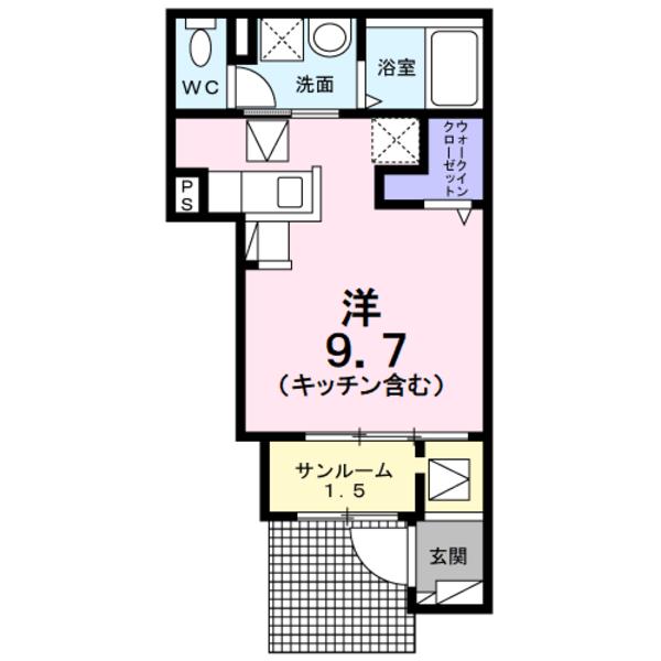 韮崎市藤井町坂井のアパート