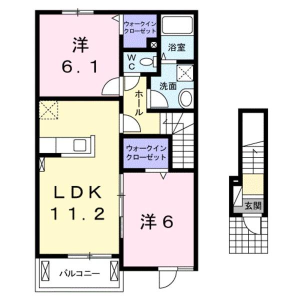南アルプス市飯野のアパート