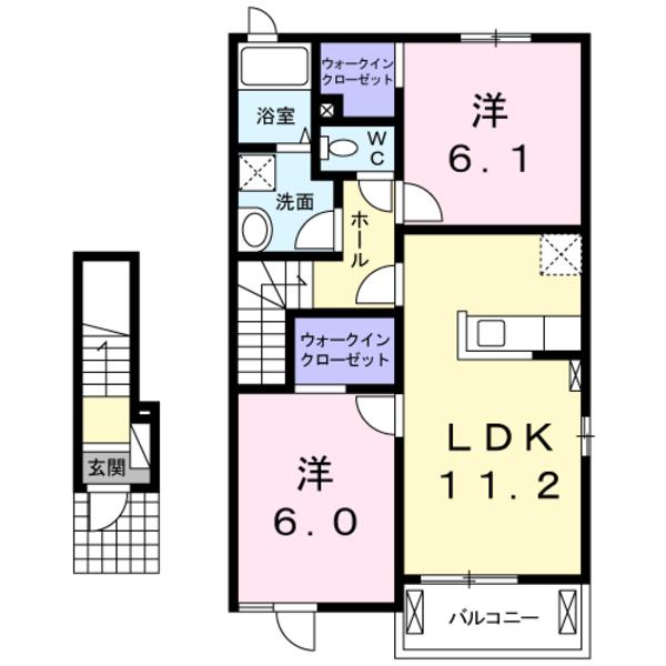 甲斐市竜王新町のアパート