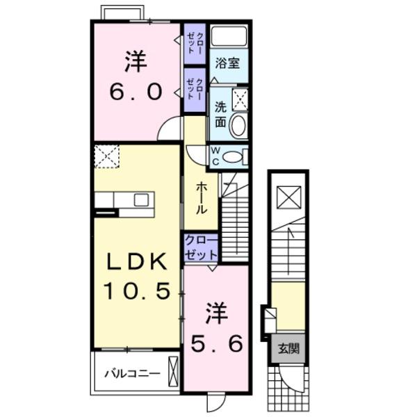 南アルプス市荊沢のアパート