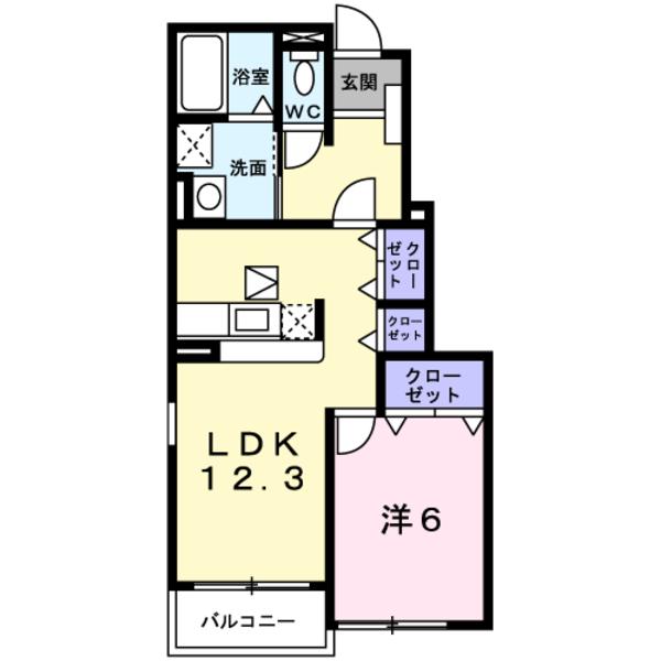 韮崎市藤井町南下條のアパート