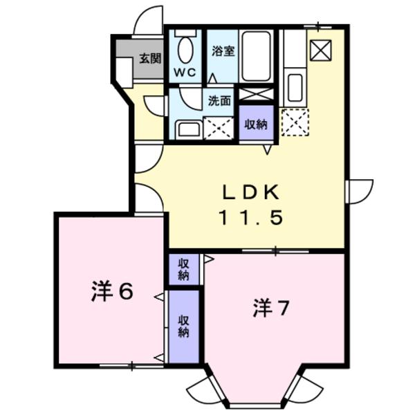 甲府市堀之内町のアパート