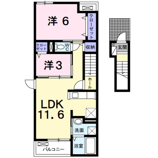 甲府市堀之内町のアパート