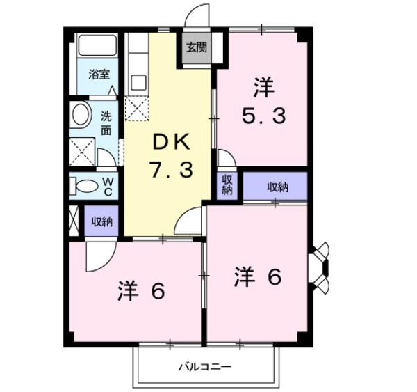 中巨摩郡昭和町紙漉阿原のアパート