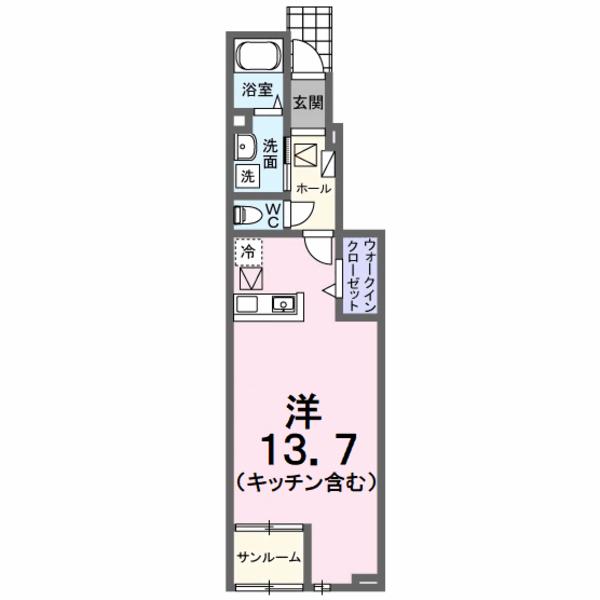 甲斐市玉川のアパート