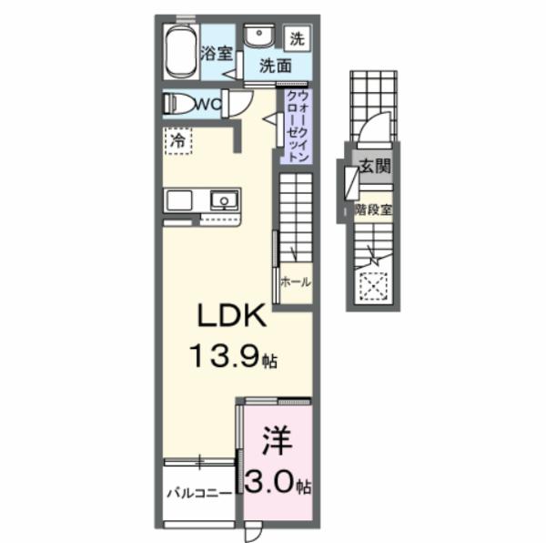 甲斐市玉川のアパート