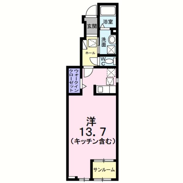甲府市貢川２丁目のアパート