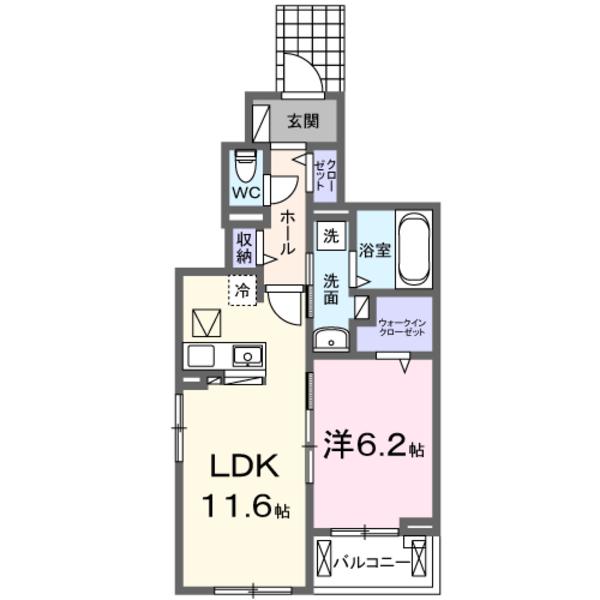 甲斐市島上条のアパート