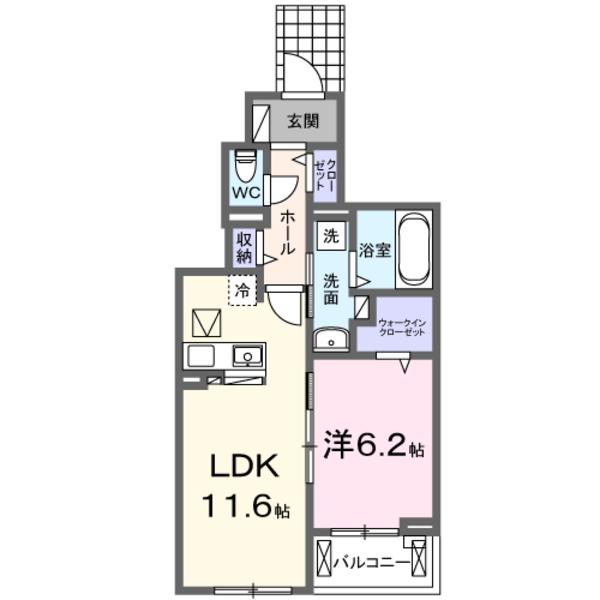 甲斐市島上条のアパート