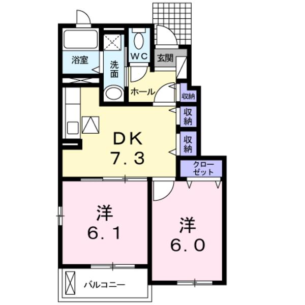 笛吹市石和町井戸のアパート