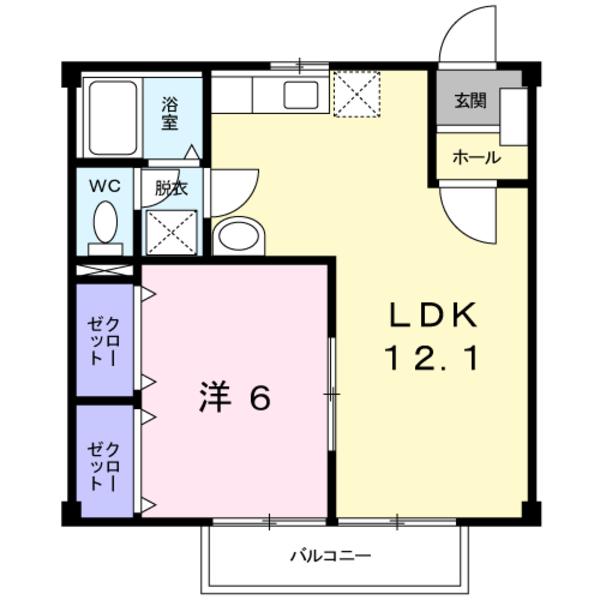 甲斐市篠原のアパート