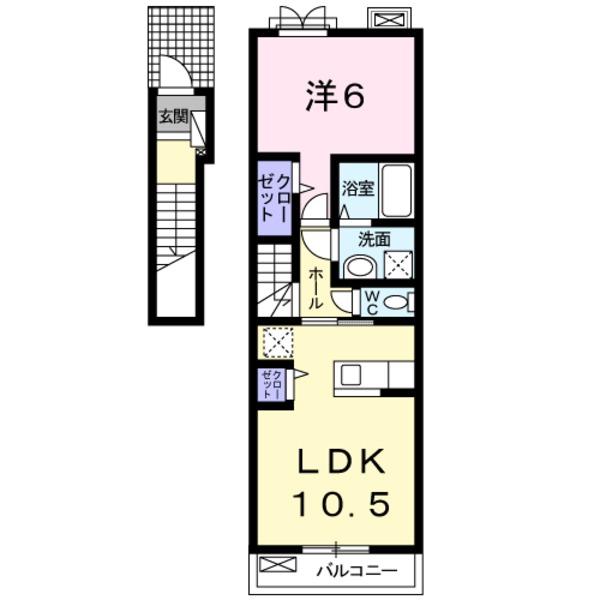 中巨摩郡昭和町築地新居のアパート