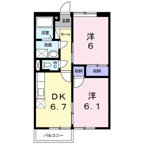 甲府市古上条町のアパート