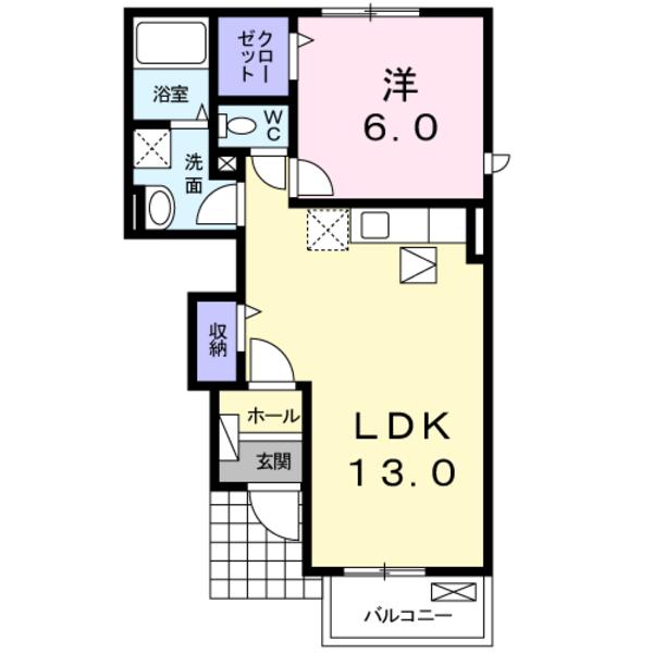 南アルプス市西野のアパート