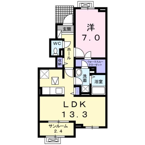 甲府市富竹３丁目のアパート