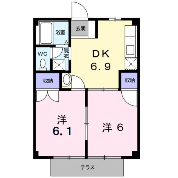 甲府市上今井町のアパート