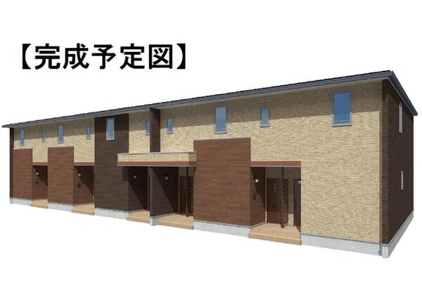 甲斐市富竹新田のアパート