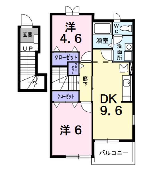 山梨市正徳寺のアパート