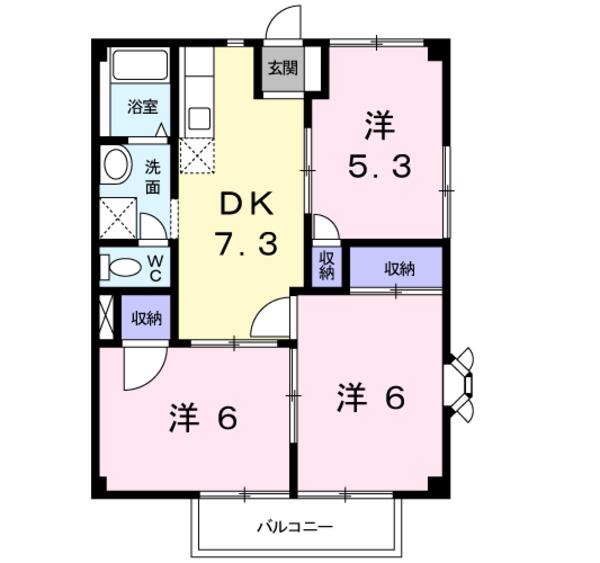 中巨摩郡昭和町紙漉阿原のアパート