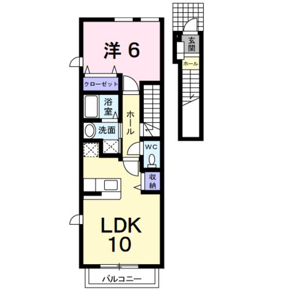 甲斐市下今井のアパート