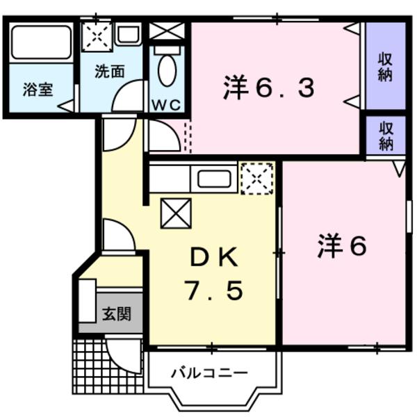 南巨摩郡富士川町最勝寺のアパート