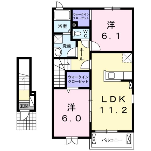 甲府市川田町のアパート