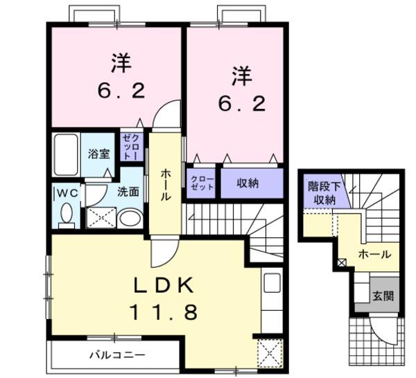 甲府市大津町のアパート