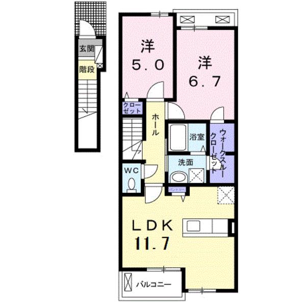 甲府市上今井町のアパート