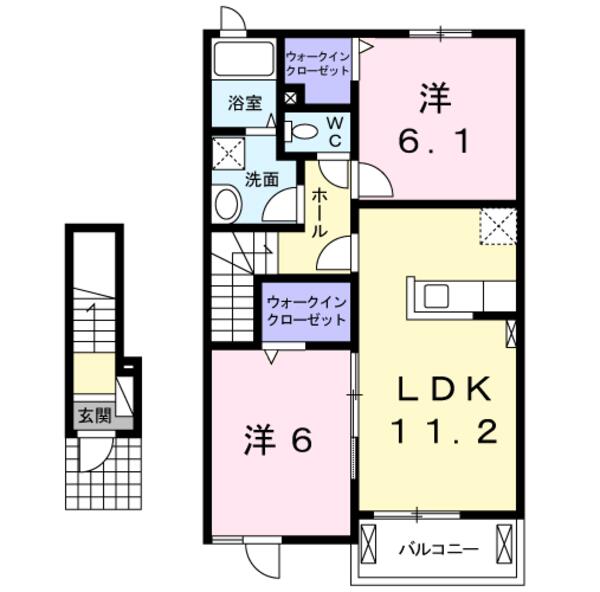 甲斐市篠原のアパート