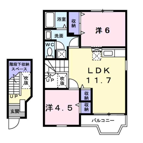 中央市布施のアパート