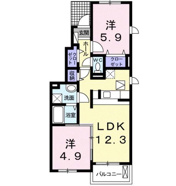 南巨摩郡富士川町小林のアパート
