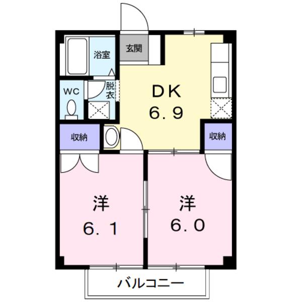 甲斐市竜王新町のアパート