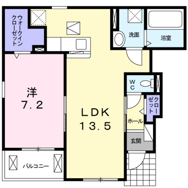 甲斐市富竹新田のアパート