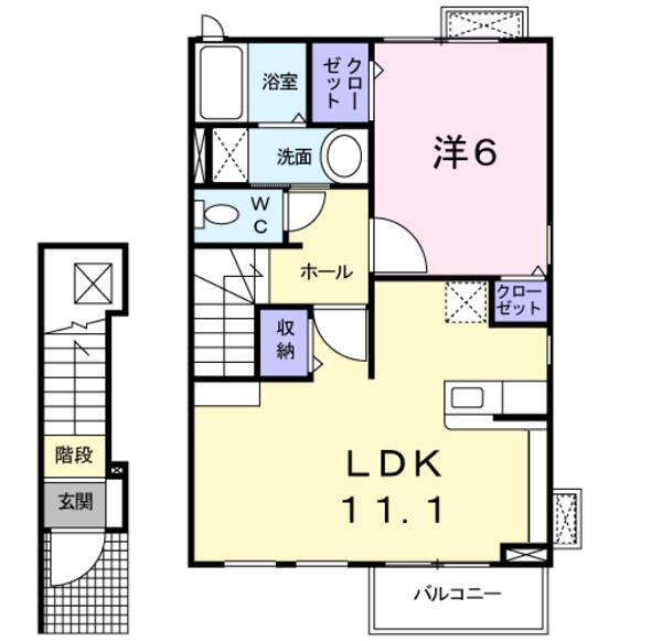 笛吹市石和町井戸のアパート