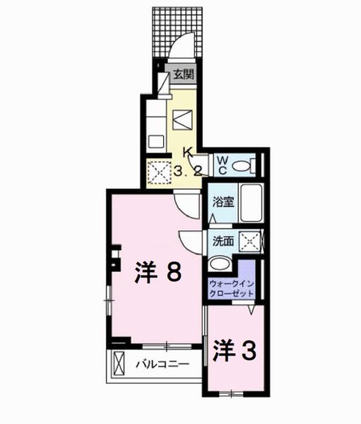 甲斐市万才のアパート