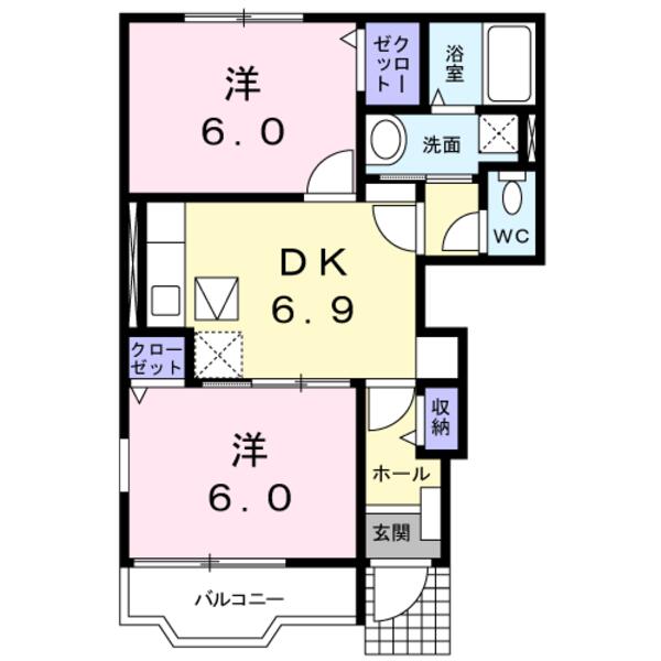 山梨市三ヶ所のアパート