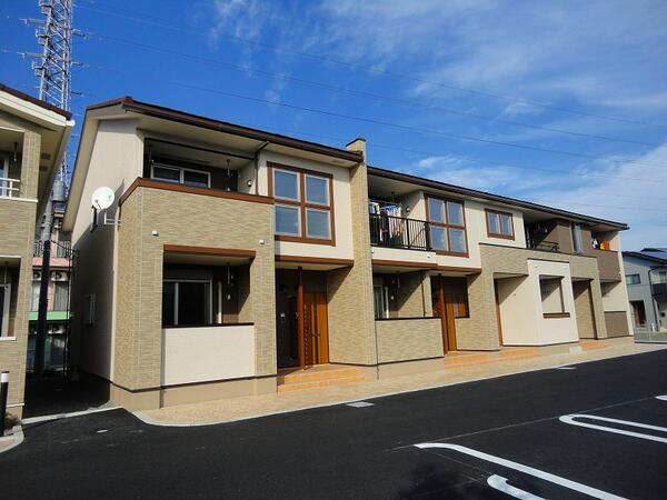 中巨摩郡昭和町清水新居のアパート