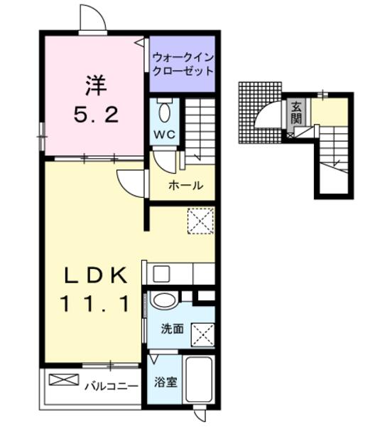 レジデンスやはた４　Ｂ