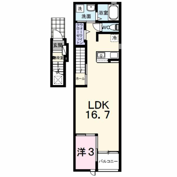甲府市千塚１丁目のアパート