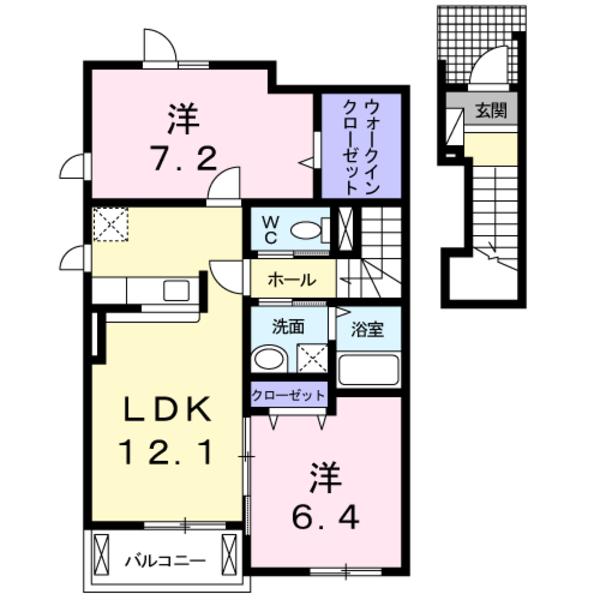 笛吹市石和町広瀬のアパート