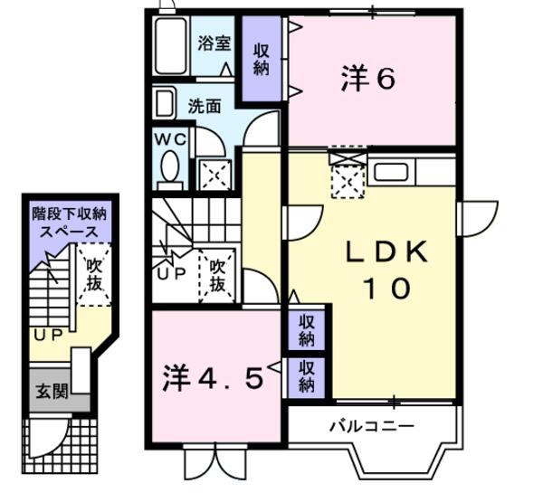 甲府市住吉１丁目のアパート