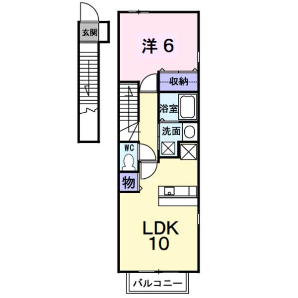 甲府市大里町のアパート
