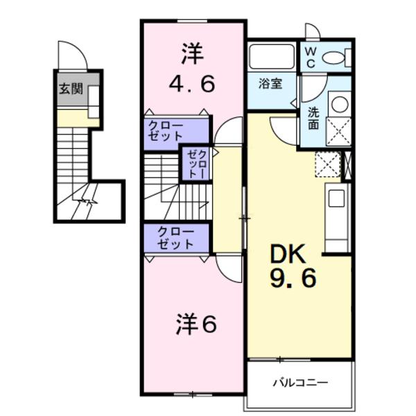 南アルプス市上今諏訪のアパート