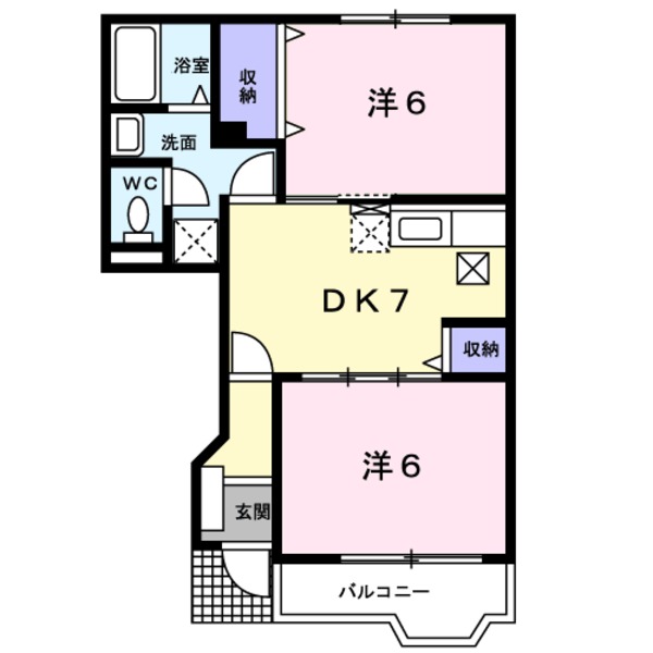 南アルプス市浅原のアパート