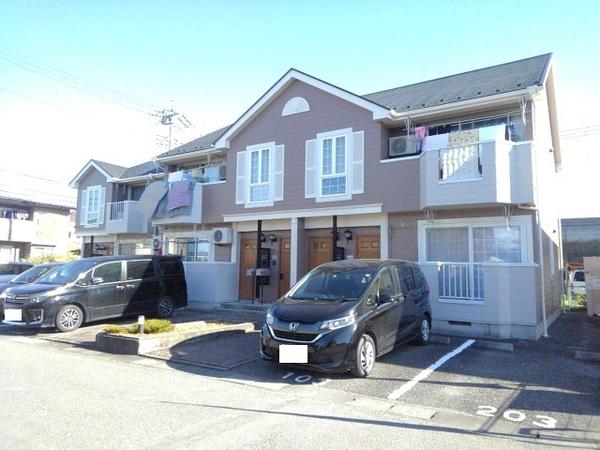 中巨摩郡昭和町紙漉阿原のアパート