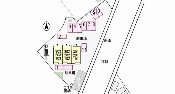 甲斐市西八幡のアパート