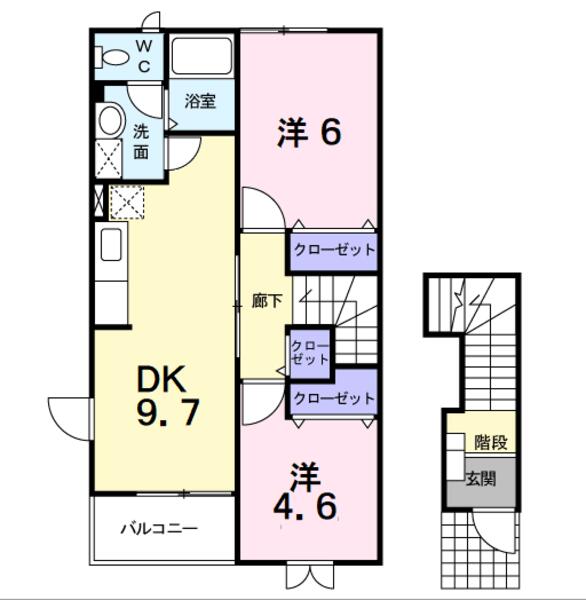 甲府市増坪町のアパート