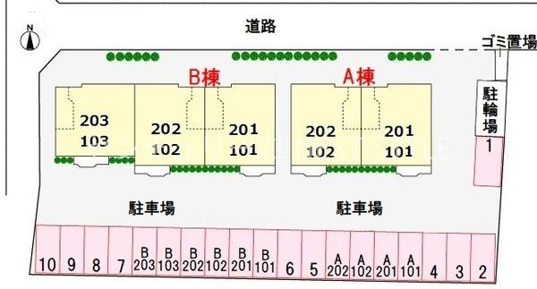 甲府市青葉町のアパート