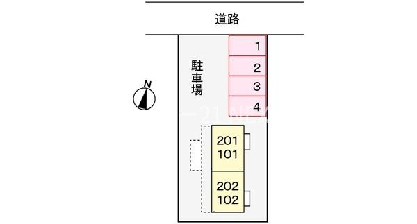 南アルプス市小笠原のアパート